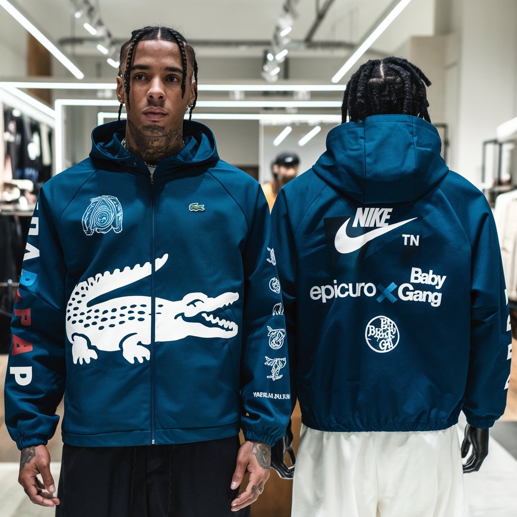 Felpa Travis Scott x Lacoste x Nike